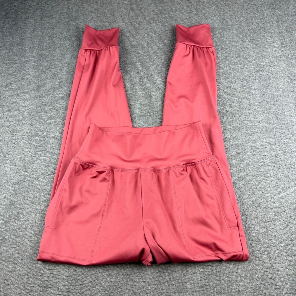 Ideology Joggers Women's XS Pink High Waisted Activewear Pockets Tapered Leg